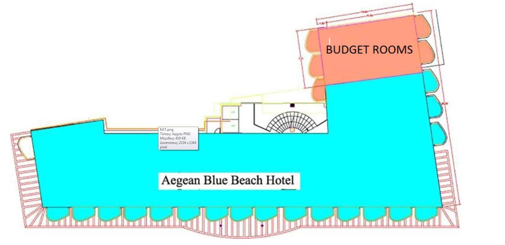 Aegean Blue Beach Hotel Nea Kallikrateia Bagian luar foto